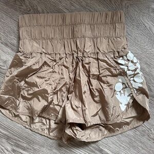 Free People High Waist Tan Shorts